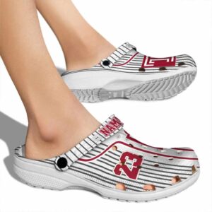 custom temple owls pinstripe pattern clog fashion forward