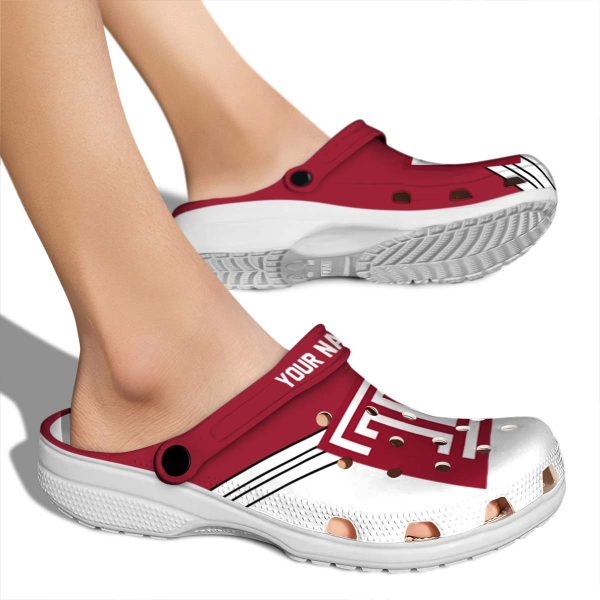 custom temple owls striped accents clog fashion forward