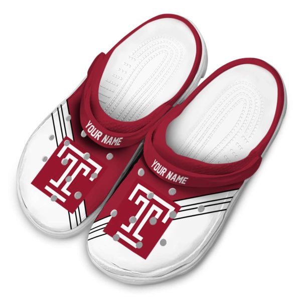 custom temple owls striped accents clog latest model