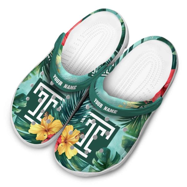 custom temple owls tropical vibes clog latest model