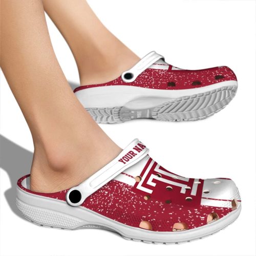 custom temple owls vertical stripes clog fashion forward
