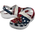 custom texas state bobcats patriotic stripes clog best selling