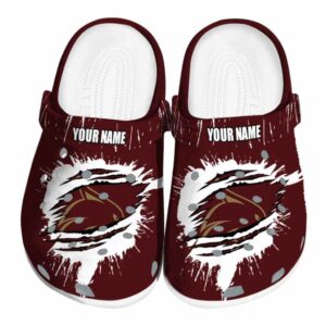 custom texas state bobcats splash motif background clog best selling