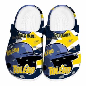 custom toledo rockets baseball helmet clog best selling