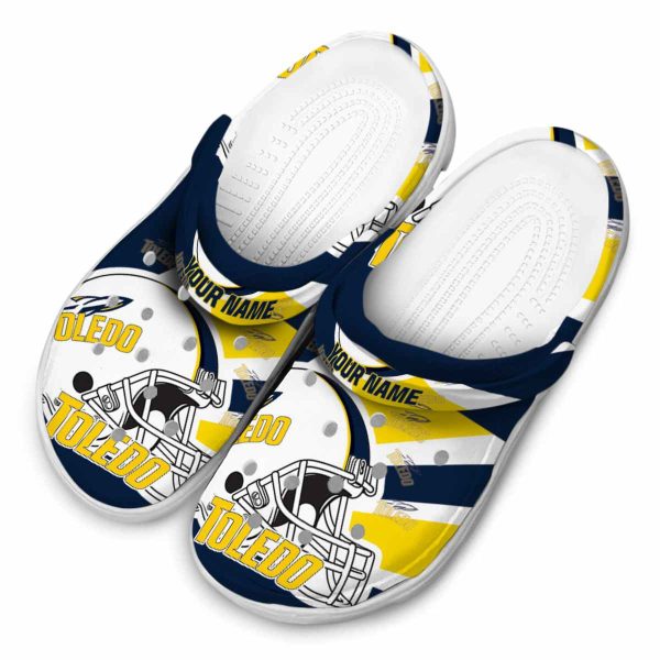 custom toledo rockets football helmet clog latest model