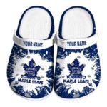 custom toronto maple leafs splash art clog best selling