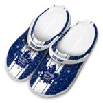 custom toronto maple leafs vertical stripes clog best selling