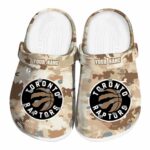 custom toronto raptors desert camo clog best selling