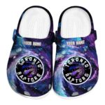 custom toronto raptors galaxy swirl clog best selling