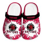 custom toronto raptors splash art clog best selling