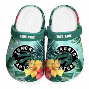 custom toronto raptors tropical vibes clog best selling