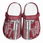 custom troy trojans contrasting stripes clog best selling