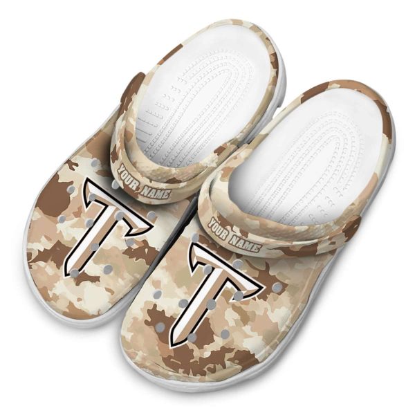custom troy trojans desert camo clog latest model