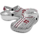 custom troy trojans pinstripe pattern clog best selling