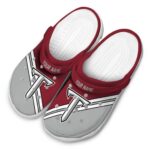 custom troy trojans striped accents clog best selling