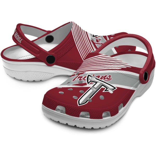 custom troy trojans vibrant dual tone clog high quality