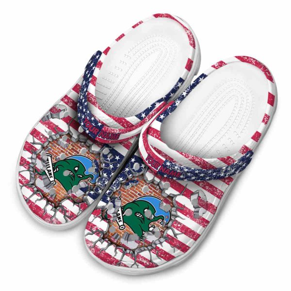 custom tulane green wave freedom splinter clog latest model