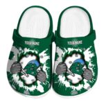 custom tulane green wave gripping hand clog best selling