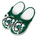 custom tulane green wave gripping hand clog best selling