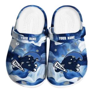 custom tulane green wave ocean waves clog best selling