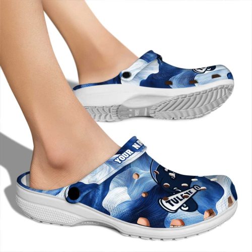 custom tulane green wave ocean waves clog fashion forward