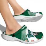 custom tulane green wave vibrant dual tone clog best selling