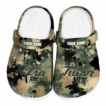 custom tulsa golden hurricane camouflage craze clog best selling