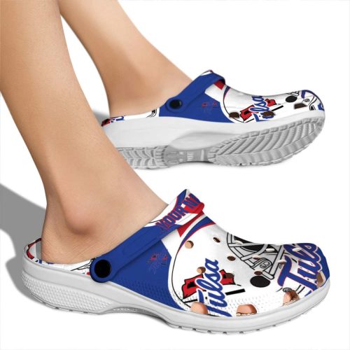 custom tulsa golden hurricane football helmet clog fashion forward