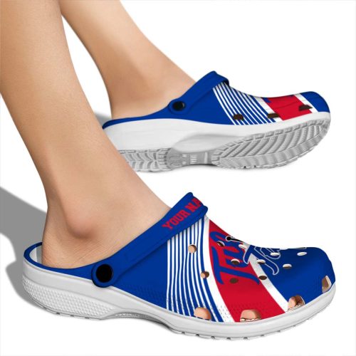 custom tulsa golden hurricane vibrant dual tone clog fashion forward