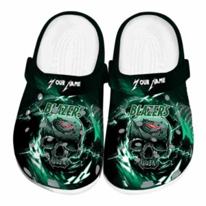 custom uab blazers gothic skull clog best selling