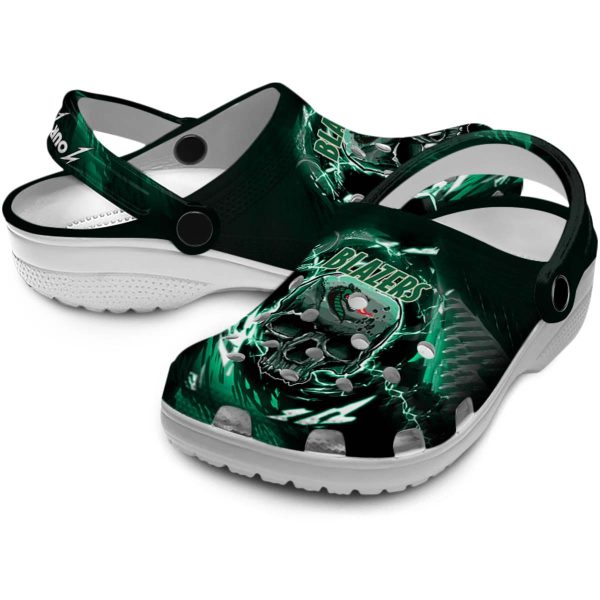 custom uab blazers gothic skull clog high quality
