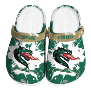 custom uab blazers splatter pattern clog best selling