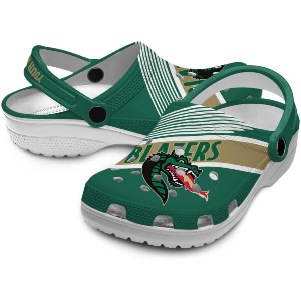 custom uab blazers vibrant dual tone clog high quality