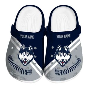 custom uconn huskies baseball motif clog best selling