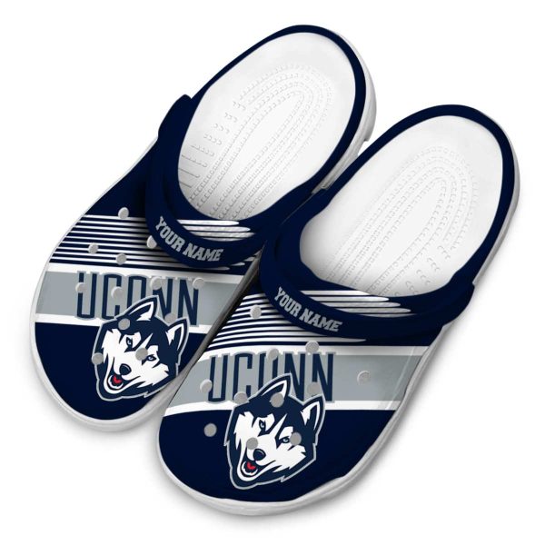 custom uconn huskies vibrant dual tone clog latest model