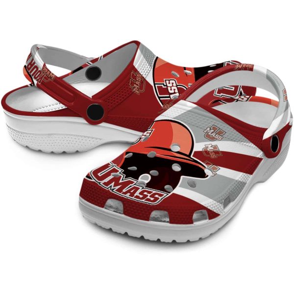 custom umass minutemen baseball helmet clog high quality