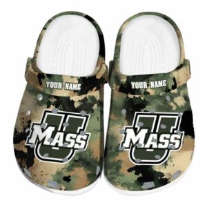 custom umass minutemen camouflage craze clog best selling