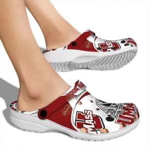 custom umass minutemen football helmet clog fashion forward
