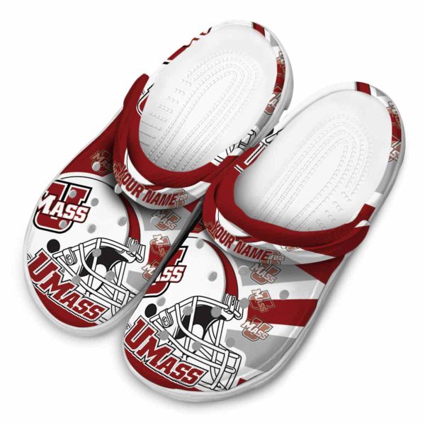 custom umass minutemen football helmet clog latest model