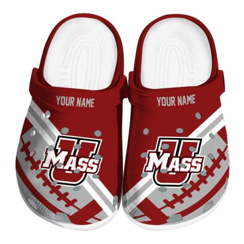 custom umass minutemen football motif clog best selling