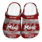 custom umass minutemen paint splatter graphics clog best selling
