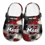 custom umass minutemen plaid fusion clog best selling