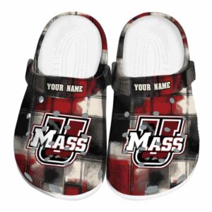 custom umass minutemen plaid fusion clog best selling