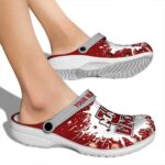 custom umass minutemen splash art clog best selling
