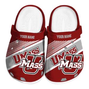 custom umass minutemen vibrant dual tone clog best selling