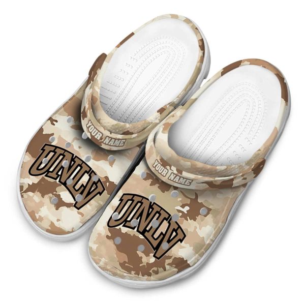 custom unlv rebels desert camo clog latest model