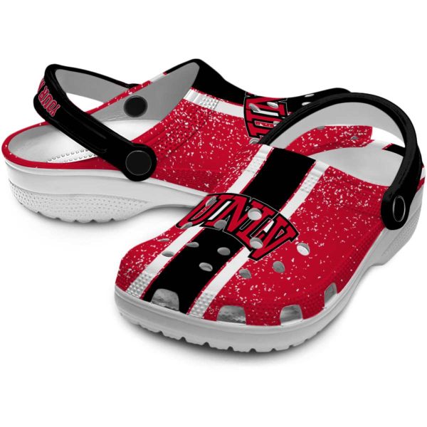 custom unlv rebels vertical stripes clog high quality