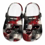 custom utah jazz plaid fusion clog best selling