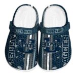 custom utah state aggies contrasting stripes clog best selling