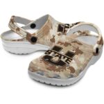 custom utah state aggies desert camo clog best selling